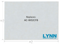 Ceramic Fiber Baffle Board for Englander 15-SSW02, AC-W02CFB, Single, 2411A etc, 15-3/4" x 11-1/2"
