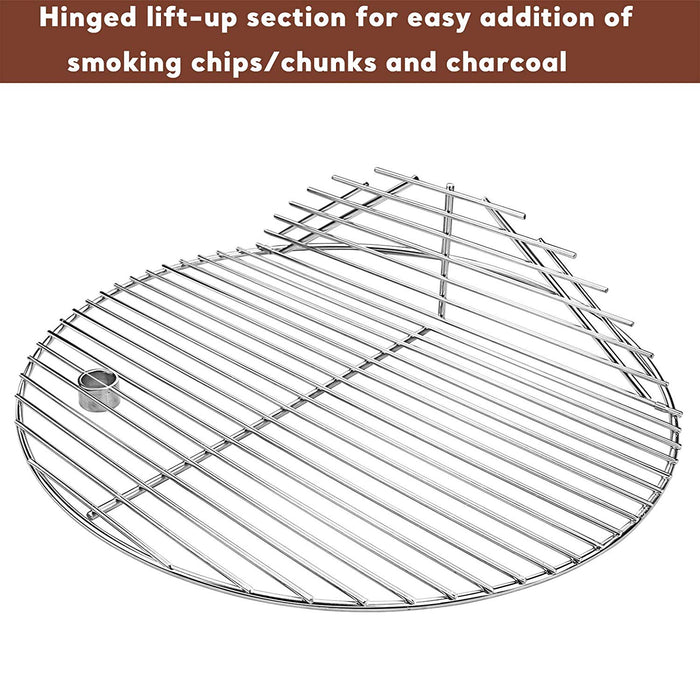 Ceramic Grill 19.5" Grate fits Char-Griller Akorn, Kooker Kamado Ceramic Grills, Stainless Steel Grill Replacement