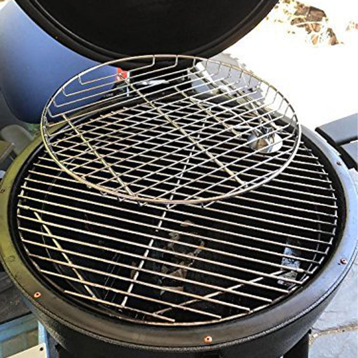Ceramic Grill 19.5" Grate fits Char-Griller Akorn, Kooker Kamado Ceramic Grills, Stainless Steel Grill Replacement