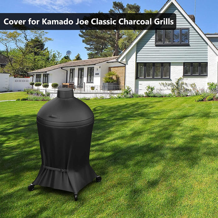 Ceramic Grill Full Cover for Kamado Joe Classic Joe Charcoal Grill, Large Big Green Egg, Char-Griller, Pit Boss Kamado Grills