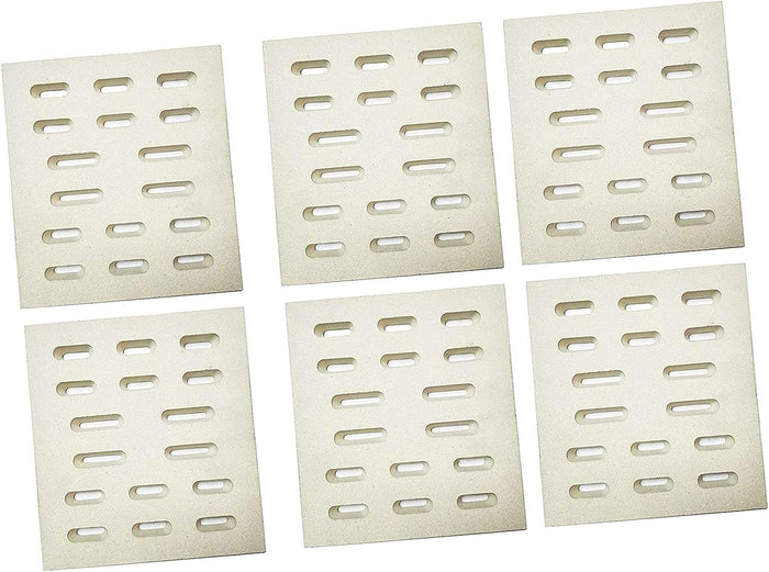 Ceramic Radiant 6 Pcs Kit for Grand Hall Y0005XC, Y0101XC, Y0202XC, Y0660, Y0669 Gas Grills