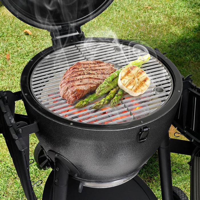 Charcoal Ash Basket Firebox with Heat Deflector for Char-Griller Akorn Kamado Kooker Charcoal Grills