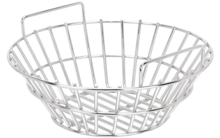 Charcoal Ash Basket Stainless Steel Charcoal Holder with Handles for Medium Big Green Egg