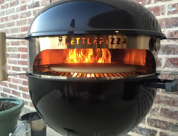 Charcoal Pizza Oven Kit for 26.75 Inch Weber Kettle Grill, Conversion Kit