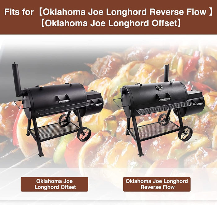 Cooking Grate for Oklahoma Joe's Longhorn Offset and Oklahoma Joe's Longhord Reverse Flow Smoker Grills, Cast Iron Grill Grates