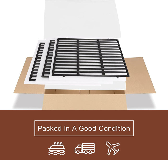 Cooking Grate for Oklahoma Joe's Longhorn Offset and Oklahoma Joe's Longhord Reverse Flow Smoker Grills, Cast Iron Grill Grates