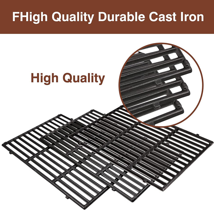 Cooking Grate for Oklahoma Joe's Longhorn Offset and Oklahoma Joe's Longhord Reverse Flow Smoker Grills, Cast Iron Grill Grates