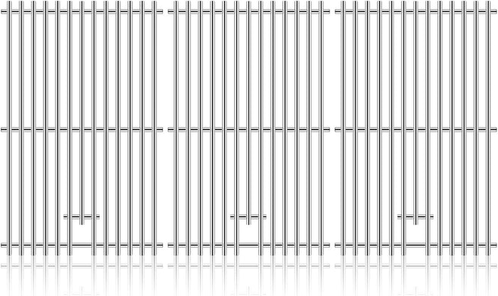 Cooking Grates fit for Kitchen Aid 720-0826, 720-0826E, 730-0826, 730-0826E 6 Burner Gas Grills