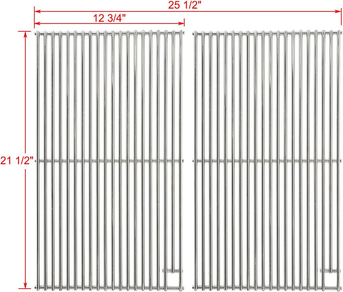 Cooking Grates for DCS 30 Inch 7 Series BGB30-BQR, BGB30-BQRN, BGB30-BQRL, BGC30-BQ-L, BGC30-BQR-L Grills