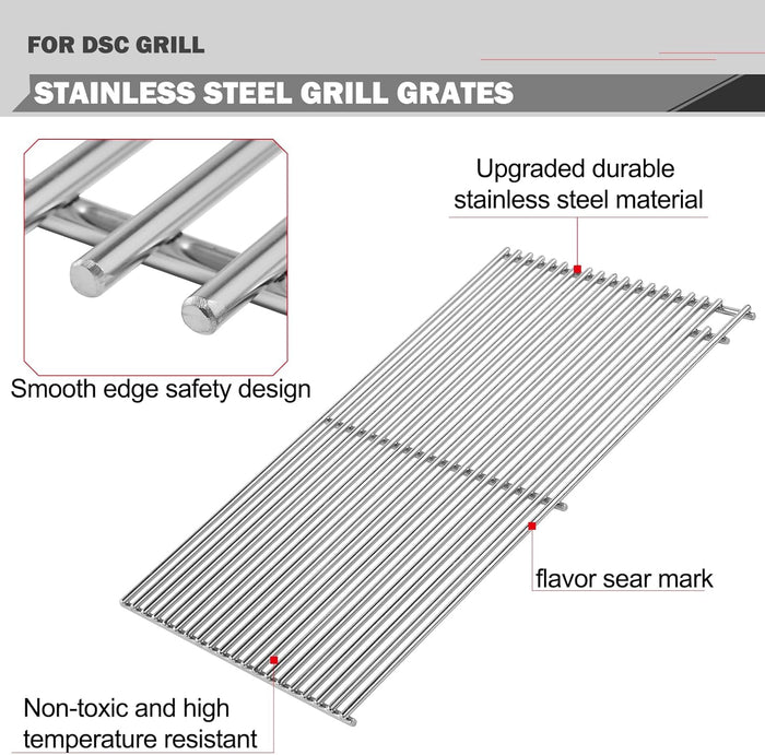 Cooking Grates for DCS 30 Inch 7 Series BGB30-BQR, BGB30-BQRN, BGB30-BQRL, BGC30-BQ-L, BGC30-BQR-L Grills