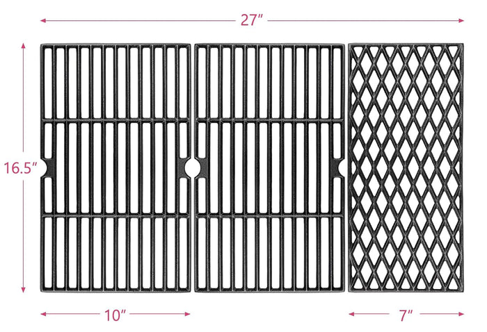Cooking Grates for Dyna Glo DGH450CRP, DGH451CRP, DGB463CNP, DGB494SPB, DGF493BNP, DGB495SDP-D 4 Burner Gas Grills