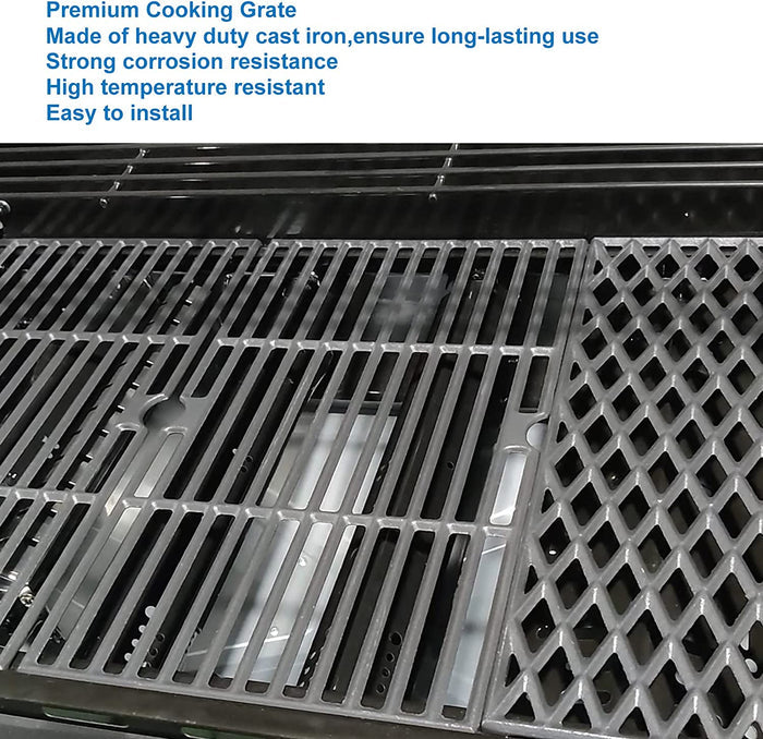 Cooking Grates for Dyna Glo DGH450CRP, DGB494SPB, DGF493BNP, DGB495SDP-D, DGH474CRP etc Gas Grills, 16.5'' x 27.7''