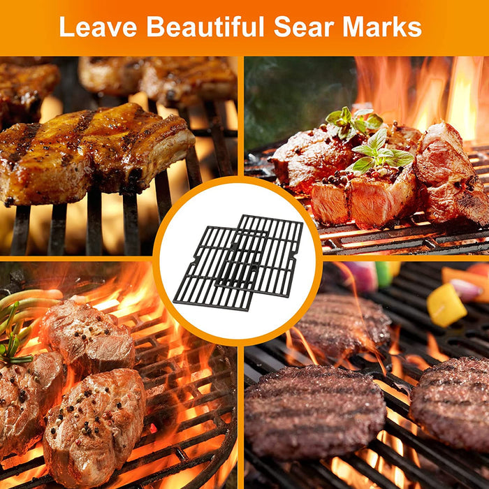 Cooking Grates for Char-griller 1515, 1224, 22424, 1624, E1515, 1616 Smoker Grill Side FireBox