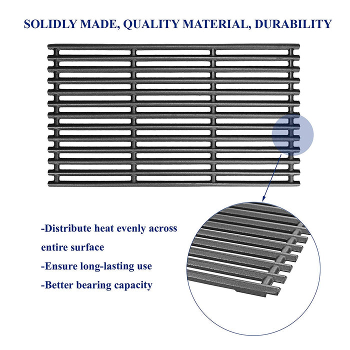 Grill Cooking Grates for Char-Broil 463257520, 466242715, 466242716, 466242815 4 Burner Commercial Gas Grills