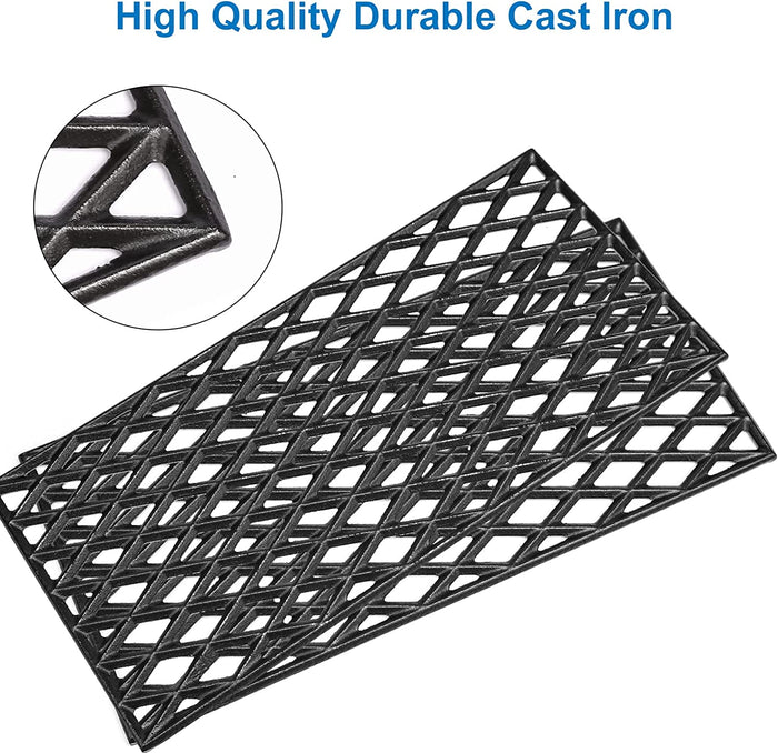 Cast Iron Cooking Grates for RevoAce Dual Fuel Gas & Charcoal Combo Grill Cooking Grid Replacement Part Kit