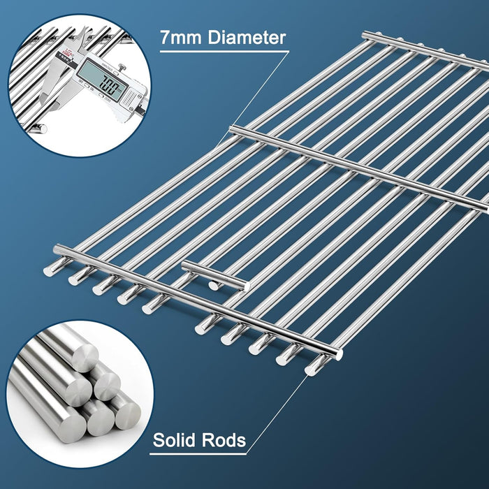 Cooking Grid Grates fit for Kitchen Aid 720-0953, 720-0953A, 730-0953 3 Burner Gas Grills