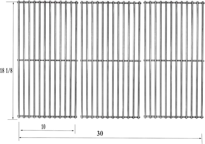 Cooking Grid Grates for Kenmore 415.16135, 415.16135110, 415.90113110, 463268107 Gas Grills