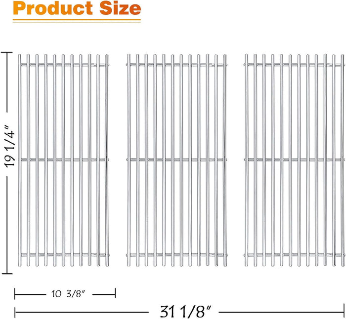 Cooking Grid Grates for Nexgrill 720-0008, 720-0008-T, 720-0584, 720-0584A, 720-0335 4-5 Burner Gas Grills