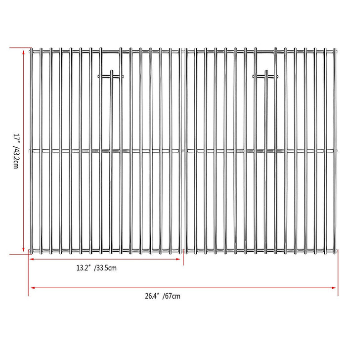 Cooking Grid Grates for Nexgrill 720-0719R, 720-0719RB, 720-0719BL Gas Grills