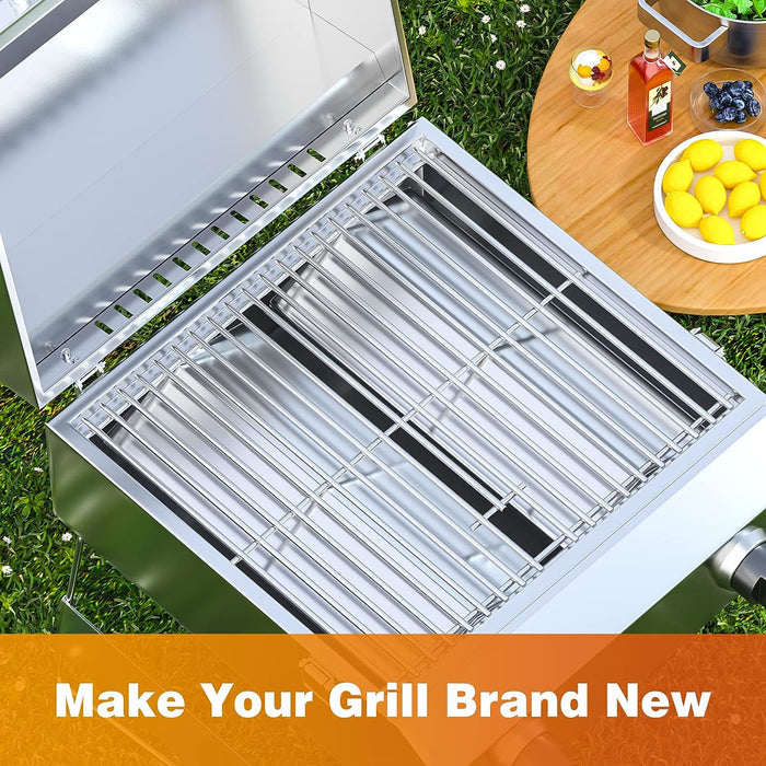 Cooking Grid Grates for Nexgrill 820-0033, Master Forge 820-0033, Megamaster 820-0033M Portable Gas Grills