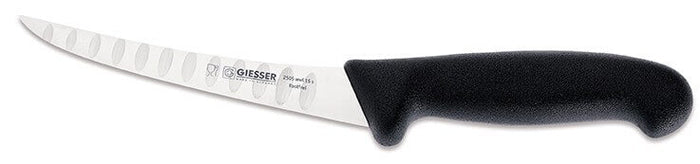 Couteau à désosser pro Giesser lame alvéolée 15cm 2505 - Noir