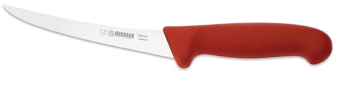 Couteau à désosser pro Giesser lame extra flexible 15cm 2535 - Rouge