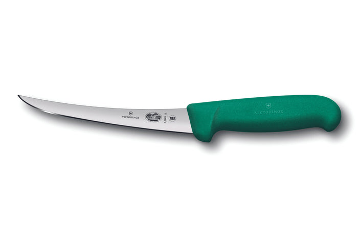Couteau à désosser Victorinox 5.6604.12 lame renversée 12cm manche en fibrox vert
