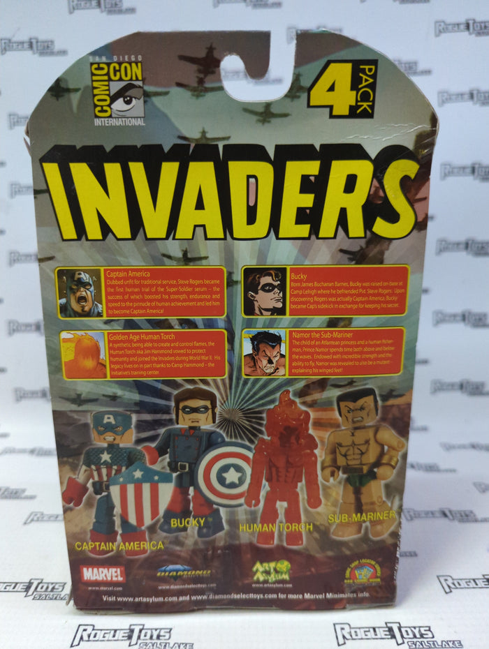 Diamond Select SDCC Exclusive Marvel Minimates Invaders Four Pack