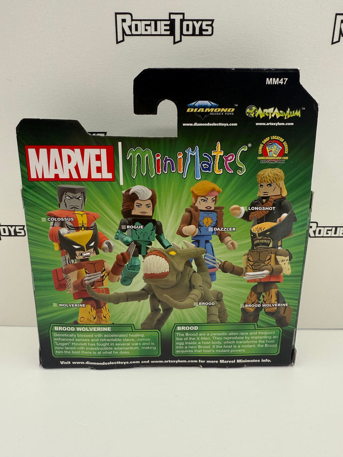 Diamond Select Toys Marvel Minimates 2-Pack Brood Wolverine & Brood (Variant)