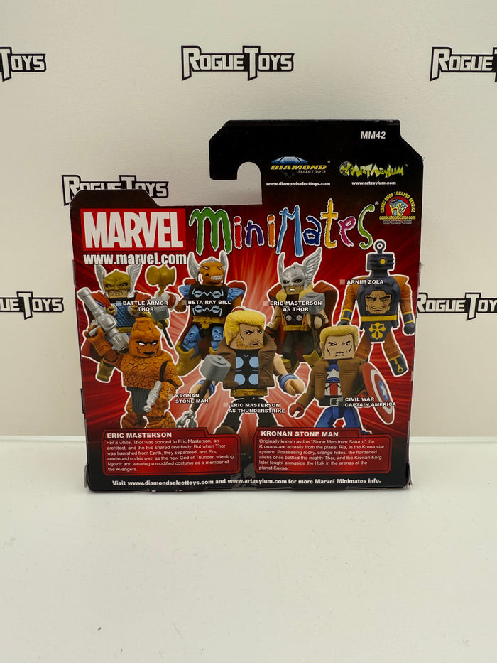 Diamond Select Toys Marvel Minimates 2-Pack Eric Masterson as Thor & Kronan Stone Man Variant 2-Pack
