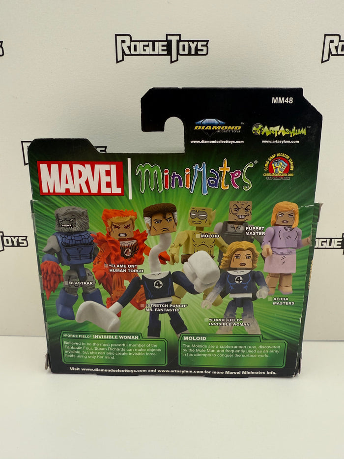Diamond Select Toys Marvel Minimates 2-Pack “Force Field” Invisible Woman & Moloid