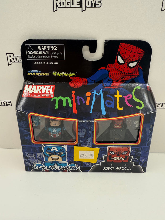 Diamond Select Toys Marvel Universe Minimates 2-Pack Captain America & Red Skull