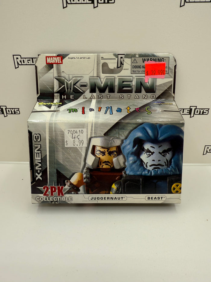 Diamond Select Toys Marvel X-Men: The Last Stand Minimates Juggernaut & Beast 2-Pack