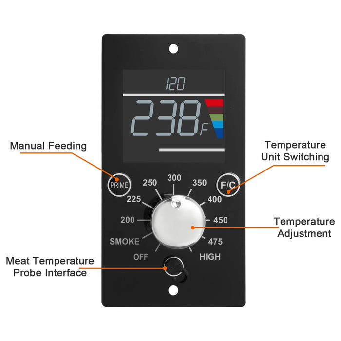 Digital Control Board Thermostat Controller Kit for Pit Boss Mahogany 150PPS Table Top Pellet Grills