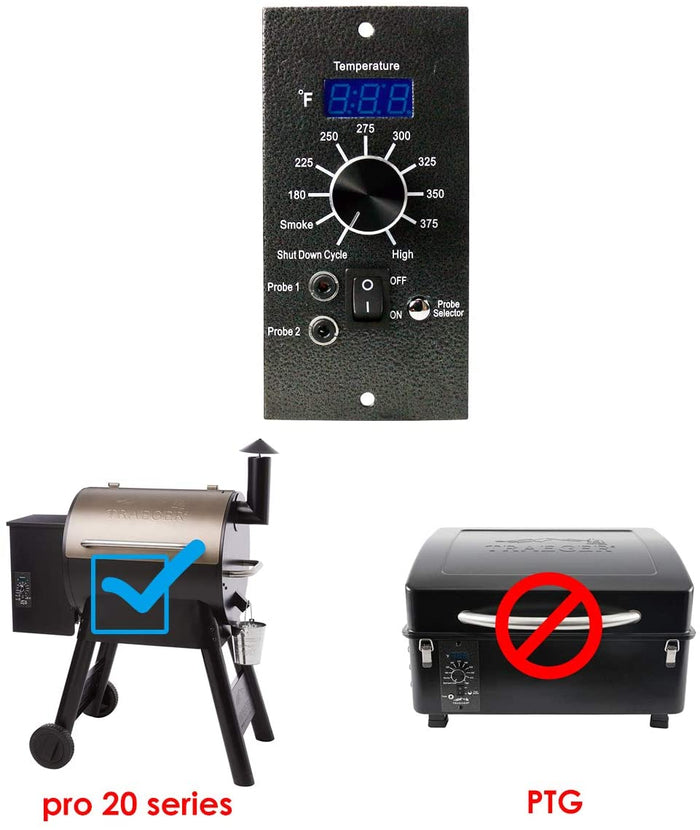 Traeger Lil' Pig BBQPIG Pellet Grill Digital Pro Thermostat Temperature Controller Upgrade Kit, BAC365