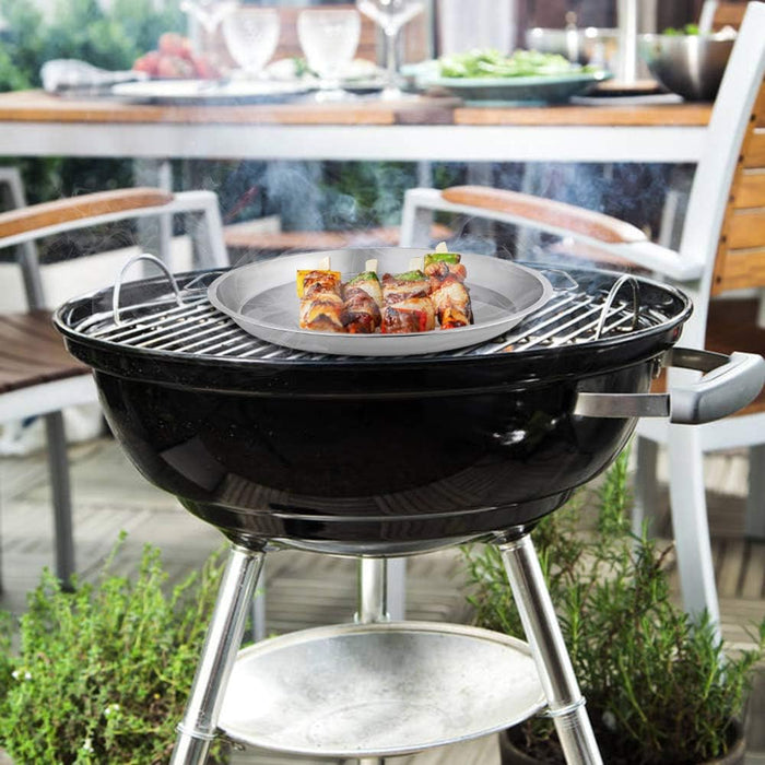 Drip Tray Pan fits Large Big Green Egg and Weber 22 1/5 inch Kettle Charcoal Grills