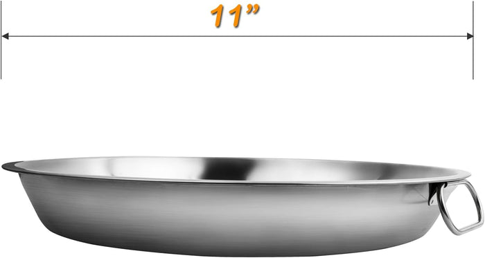 Drip Tray Pan for Medium/MiniMax Big Green Egg Ceramic Egg Grills