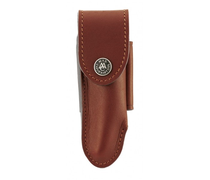 Etui MAX CAPDEBARTHES Pérou 27812 en cuir marron pour laguiole manche 12cm