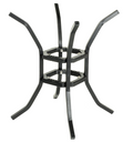 Fire and Cook Stand, Vertical Fire Pit Grate for Fireplace Firewood - Low Smoke, Big Flames, High Heat