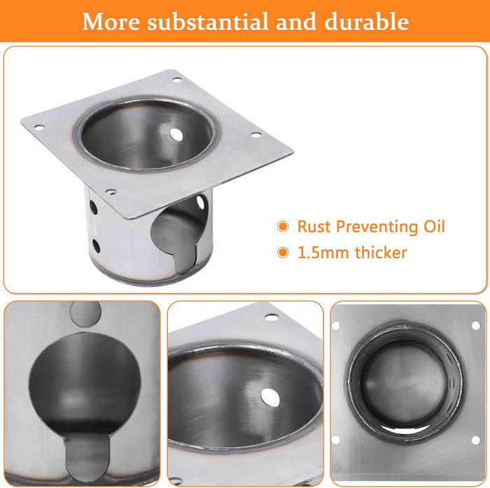 Fire Burn Pot for Pit Boss Pro Series II 1150 PB1150PS2 Pellet Grill, Durable Firepot with Screws
