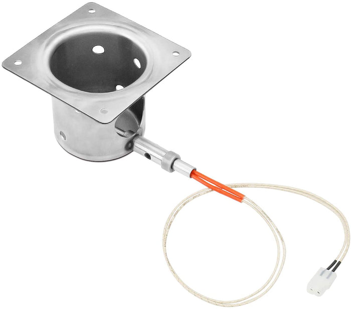 Fire Burn Pot + Hot Rod Ignitor for Traeger Pellet Grill, Replacement Parts with Screws and Fuse fits all Traeger Smokers