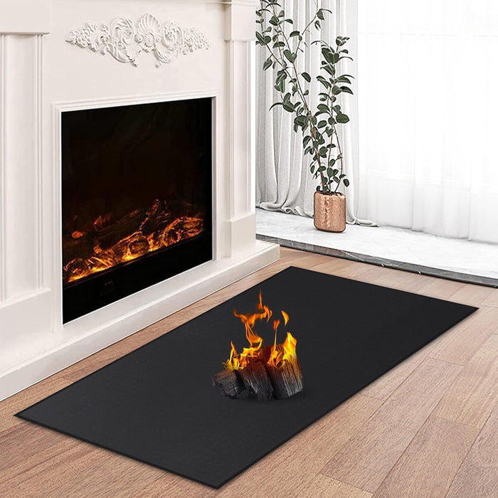 Fire Retardant Hearth Pad for Wood Stove, Fire Resistent Fireplace Hearth Mat 30×40inch