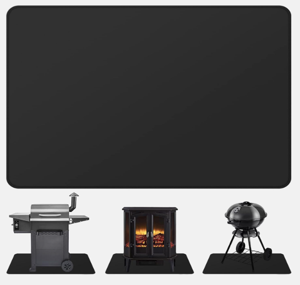 Fire Retardant Hearth Pad for Wood Stove, Fire Resistent Fireplace Hearth Mat 36 x 48 inches