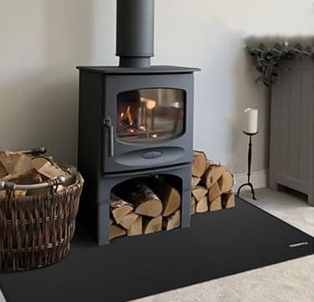Fire Retardant Hearth Pad for Wood Stove, Fire Resistent Fireplace Hearth Mat 36 x 48 inches