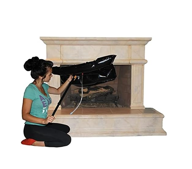 Fireplace draft stopper (large plug - fits most masonry fireplaces with dampers up to 38x16")