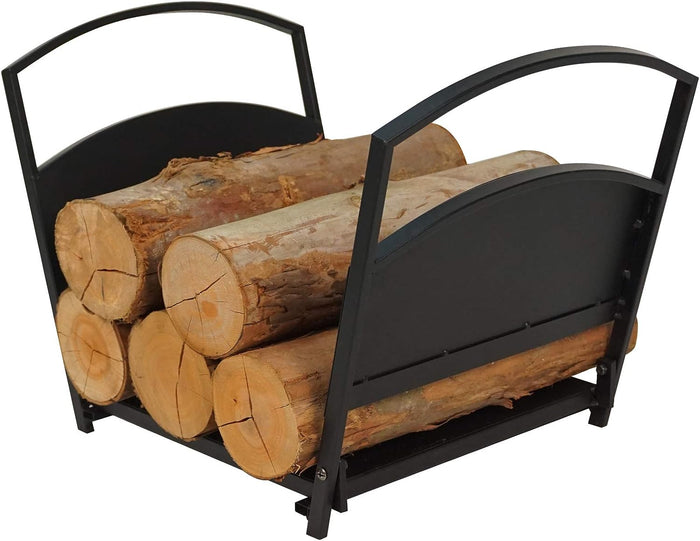 Fireplace Log Holder Folding Firewood Rack Stacking Rack for Indoor & Outdoor Firewood Storage