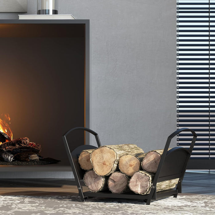 Fireplace Log Holder Folding Firewood Rack Stacking Rack for Indoor & Outdoor Firewood Storage