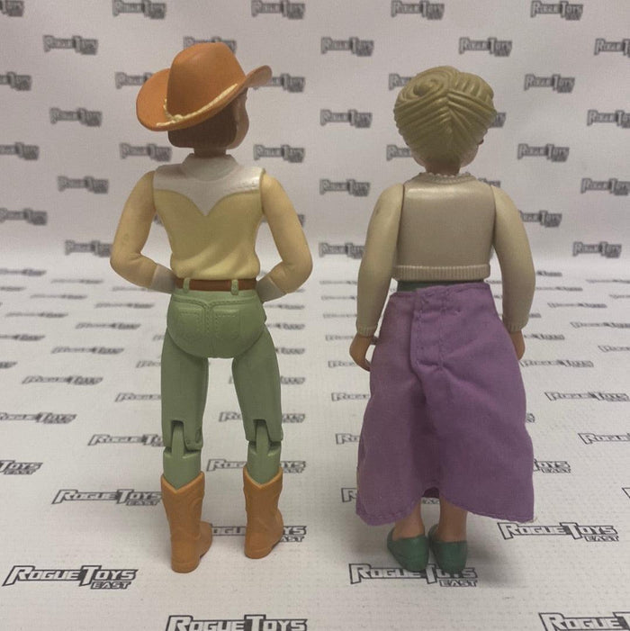 Fisher Price Loving Family Western Horse Rider (2001) & Grandma (1993) - Rogue Toys