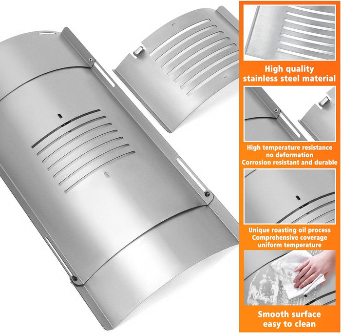 Flame Broiler Slide Cover Bottom Kit for ASMOKE AS660, AS660N-1 Smoker Wood Pellet Grills