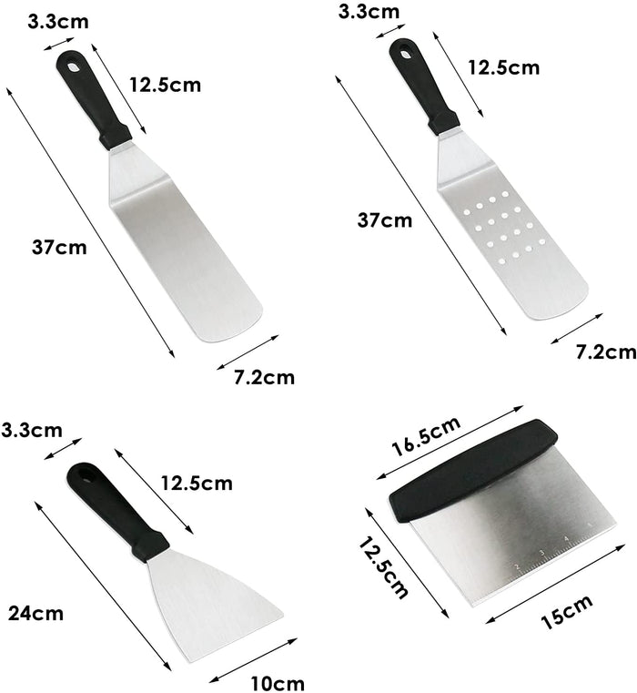 Flat Top Griddle Accessories Kit, 11 Piece Grilling Tool Set